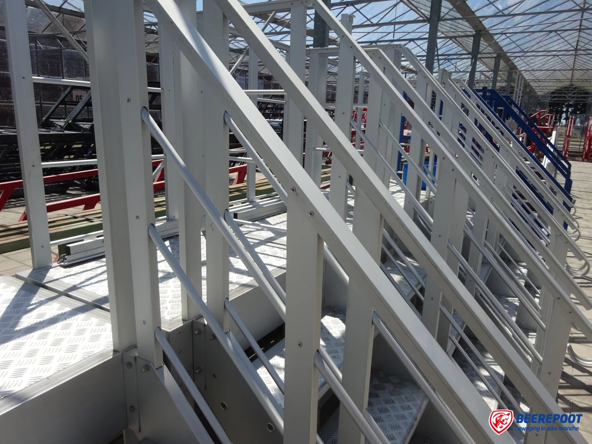 Aluminium trappen